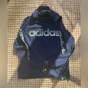 Adidas Boys Long Sleeve Hooded Tee